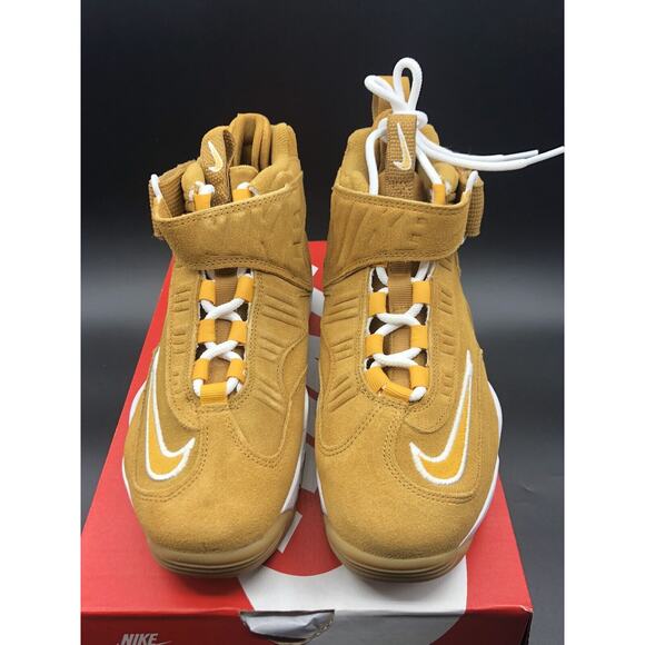 Nike Air Griffey Max (GS) Shoes Wheat Brown White DO6685-700 Youth 4y,Wmns 5.5sz - Picture 1 of 12
